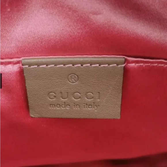 Gucci Marmont Velvet Crossbody Bag - Brown - Picture 3 of 10